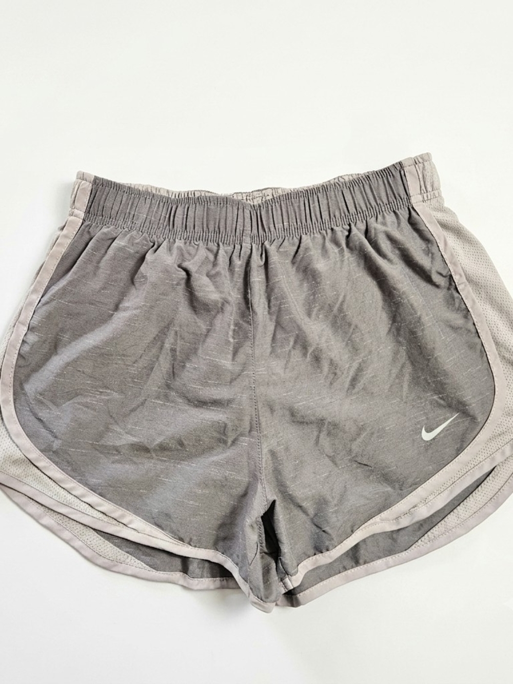 Nike Gray Dri-FIT Tempo Athletic Running Shorts Small